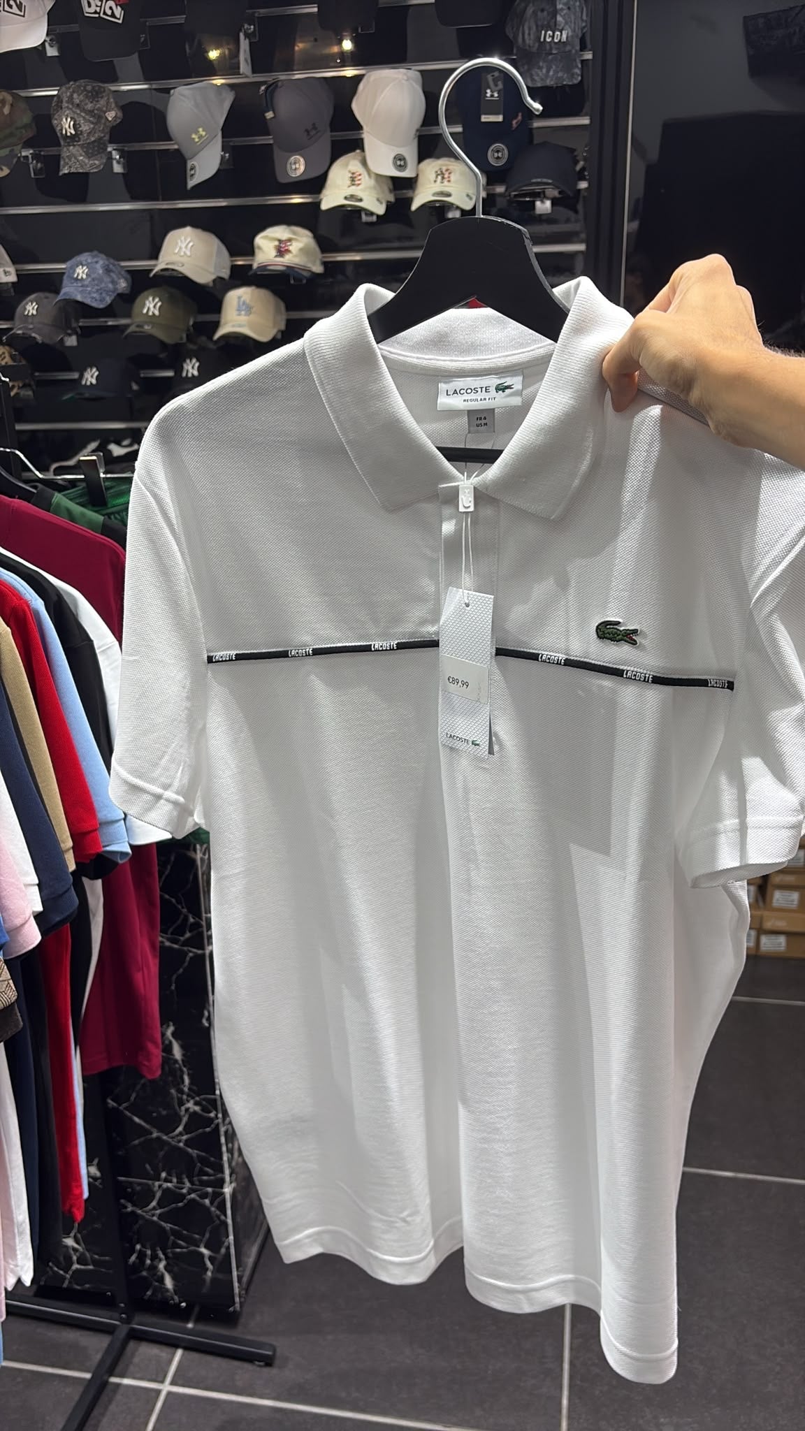 POLO LACOSTE BIANCA NEW COLLECTION