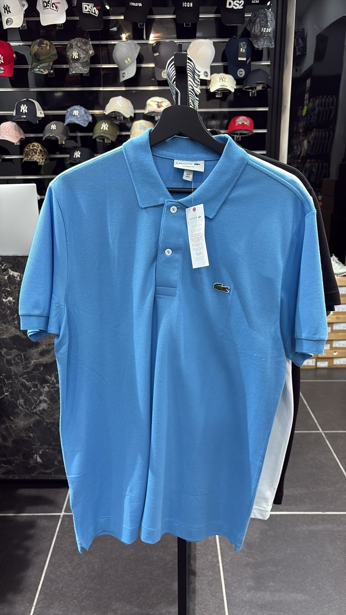 POLO LACOSTE LIGHT BLUE