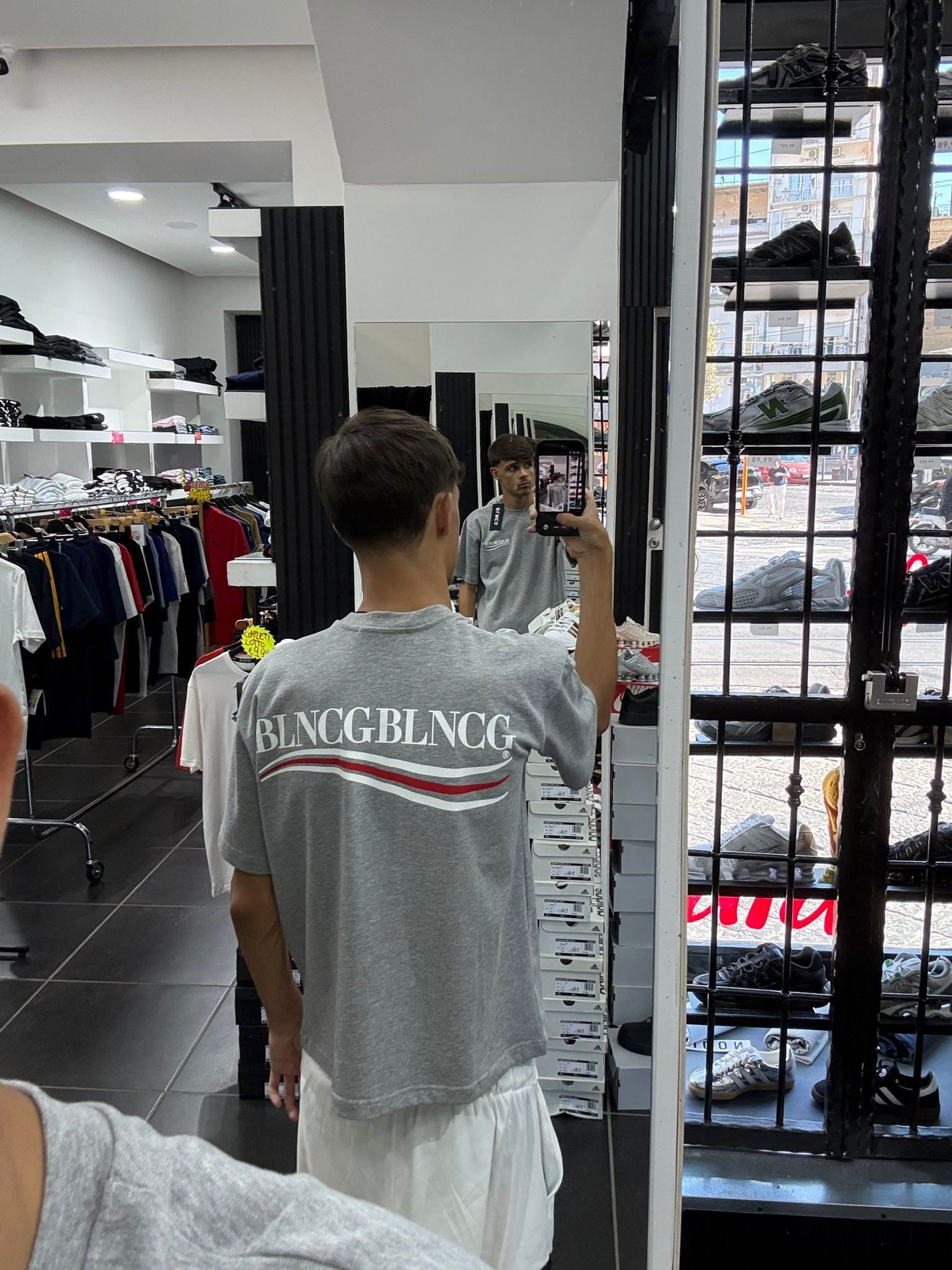 T-SHIRT BLNCG GRIGIA