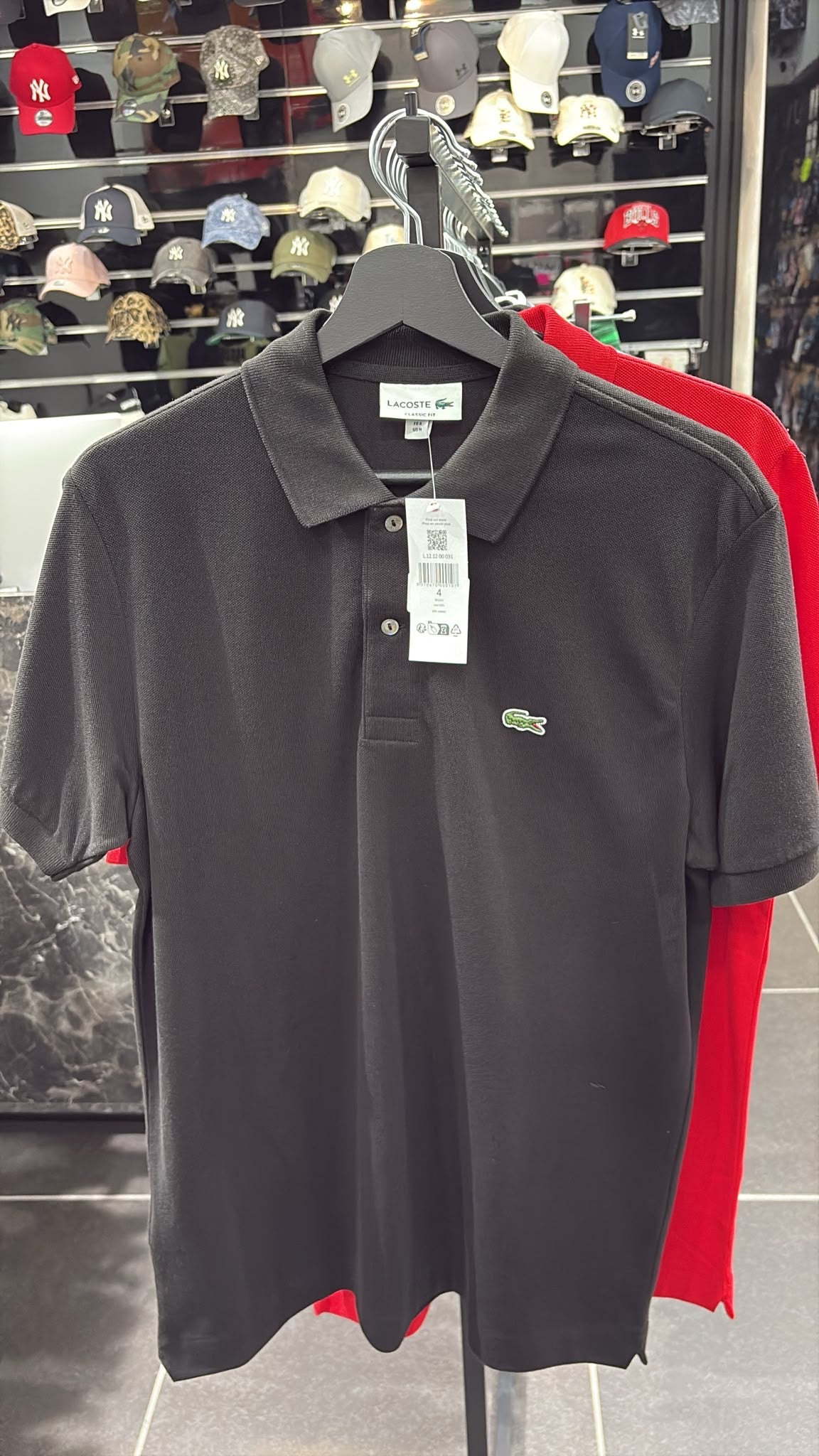 POLO LACOSTE BLACK
