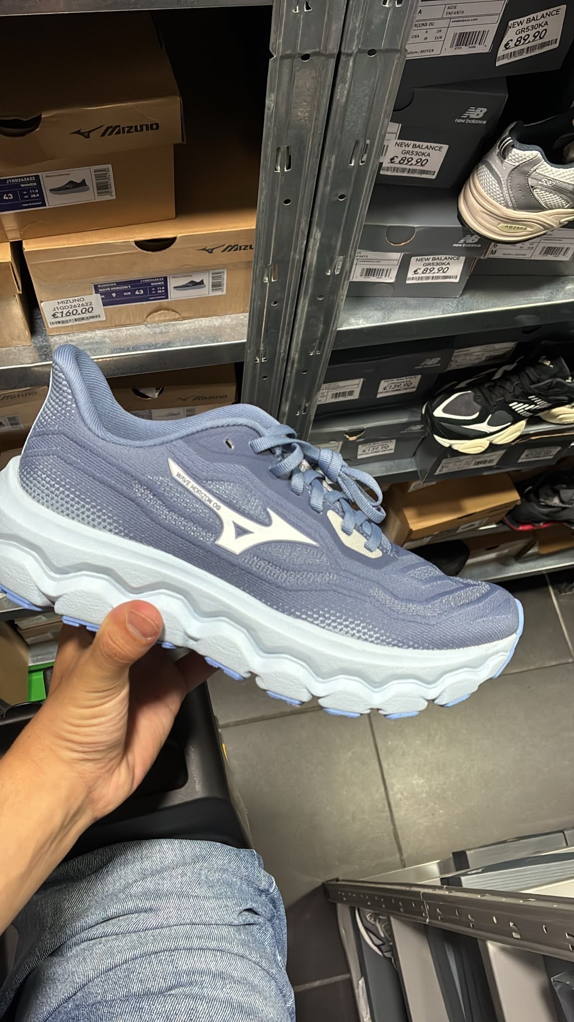 MIZUNO WAVE HORIZON 9 BLUE