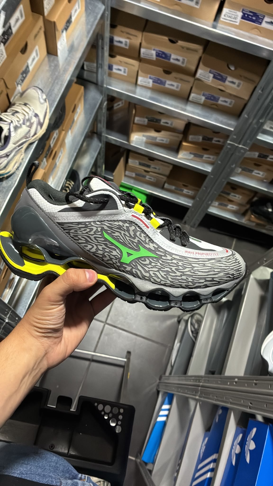 MIZUNO WAVE PROPHECY 13.2 GRIGIA E VERDE