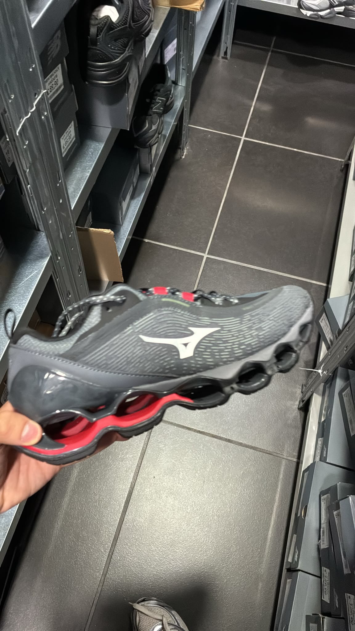 MIZUNO WAVE PROPHECY 13.2 GRIGIO E ROSSA