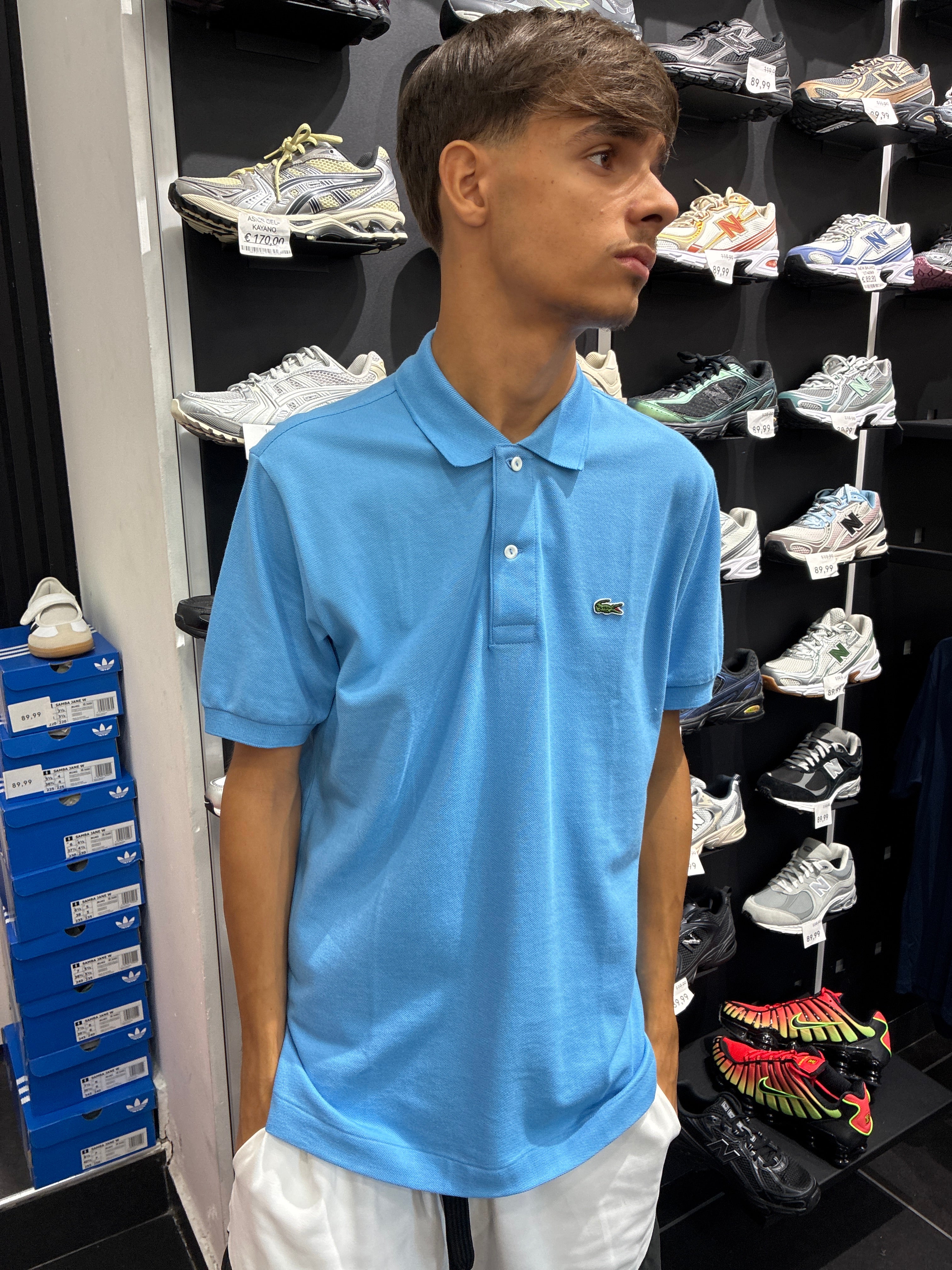 POLO LACOSTE LIGHT BLUE