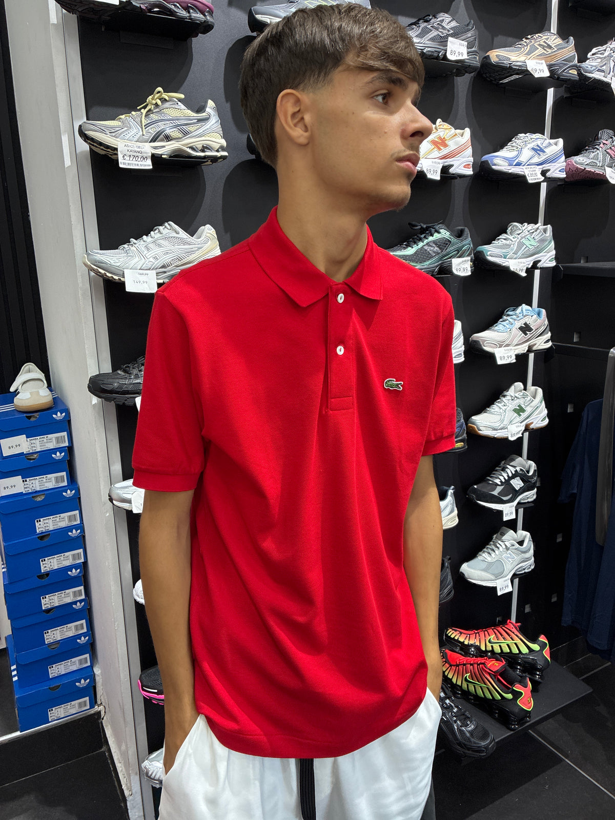 POLO LACOSTE RED