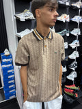 POLO LACOSTE BEIGE MONOGRAM